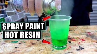 What Happens If You Try To Color Resin With Spray Paint?