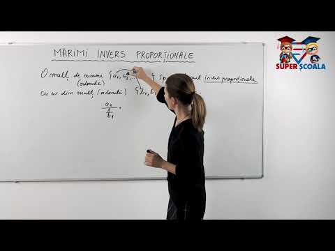 Clasa a VI-a - Mărimi invers proporționale