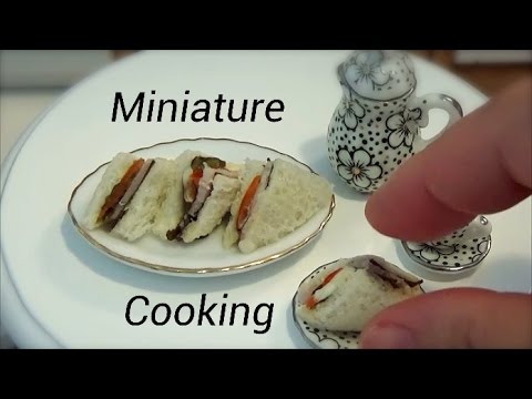 Miniature Food #30-ミニチュア料理-『ミックスサンド-Mixed Sandwich-』Miniature Cooking show ミニチュアクッキング 미니어처 요리 Video