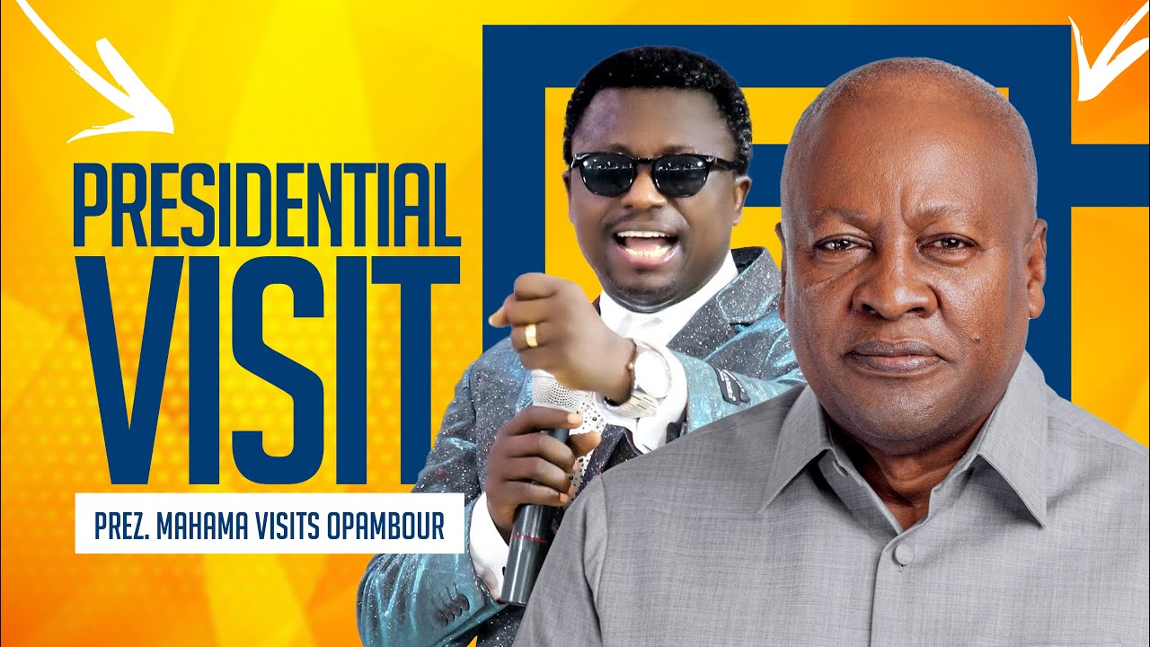 President Mahama's Heartwarming Visit to Ebenezer Miracle Worship Centre opambour prophet 1