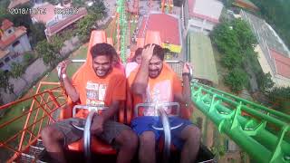 preview picture of video 'Recoil Roller Coaster at 80 kmph in Wonderla Bangalore'