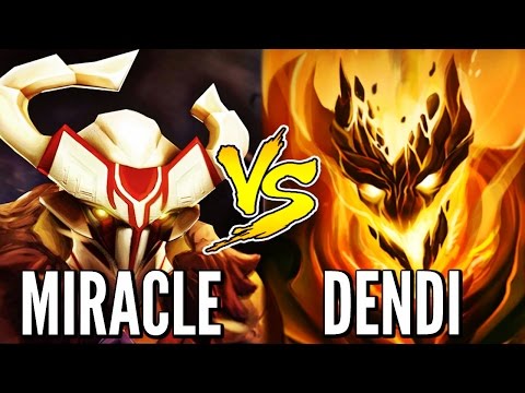 Miracle- Juggernaut vs Dendi Shadow Fiend EPIC GAME Top 9k MMR Gameplay Patch 7.01 Dota 2