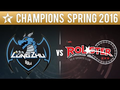 Longzhu Gaming vs KT Rolster - League Of Legends S6 LCK Spring 2016 Game 1