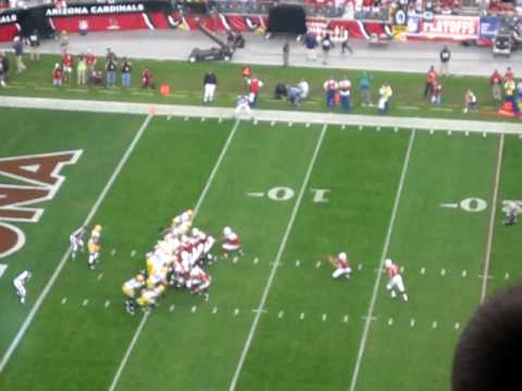 Neil Rackers Field Goal at Univ. of Phoenix Stadium on 1/10/2010