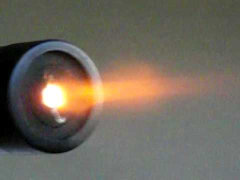 Rifle suppressor in slow motion (420 fps)