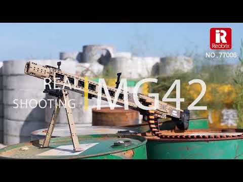 Reobrix 77006 MG 42 Machine Gun - Maschinengewehr 42  Weapons Collection Waffenkollektion