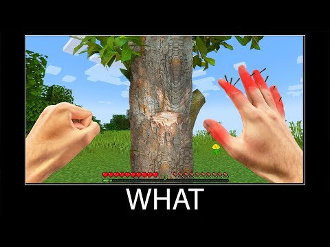 Sticky - Minecraft memes - Minecraft wait what meme part 275 realistic minecraft Tree