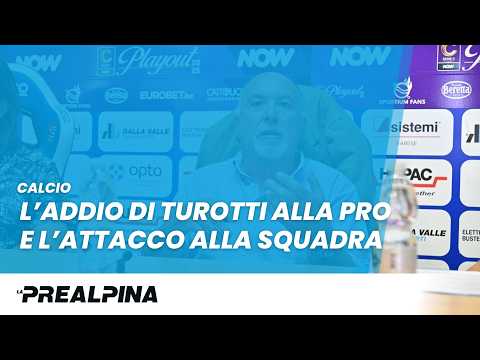 Calcio – Turotti annuncia l’addio alla Pro Patria