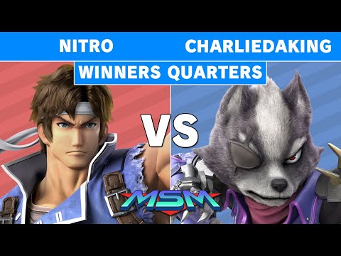 MSM 182 - Charliedaking (Wolf) vs Nitro (Richter, Sonic) Winners Quarters - Smash Ultimate