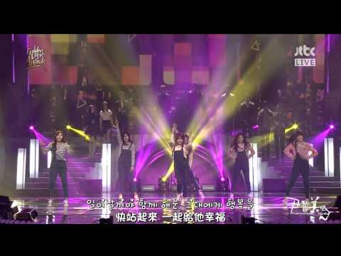 [中字] 140116 JTBC 金唱片大獎 APINK 幸福
