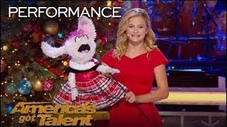 Darci Lynne and Petunia Sing &quot;Rockin&#39; Around the Christmas Tree&quot; - My Hometown Christmas Performance