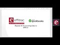 How to migration data from QuickBooks to Effitrac?