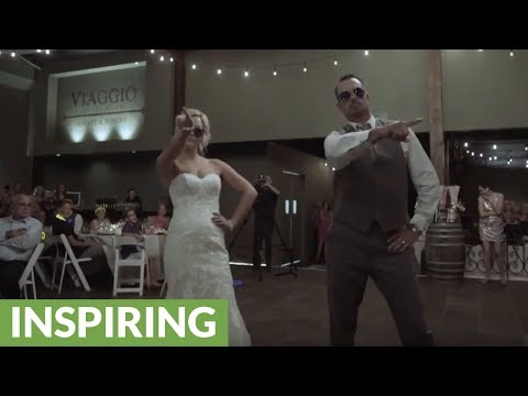 Incredible father & daughter wedding dance routine