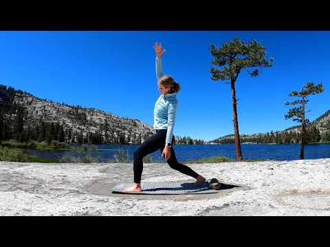 Yoga Session - Lake Vernon - Yosemite National Park - Backpacking Hetch Hetchy Reservoir Loop