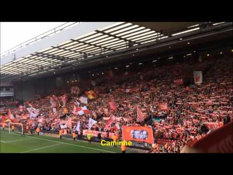 Torcida do Liverpool cantando You'll Never Walk Alone - LEGENDADO