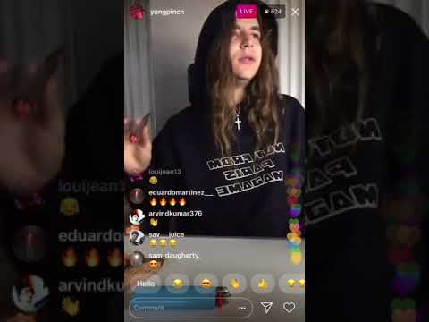 YUNG PINCH PLAYS 2 UNRELEASED SONGS ON IG LIVE