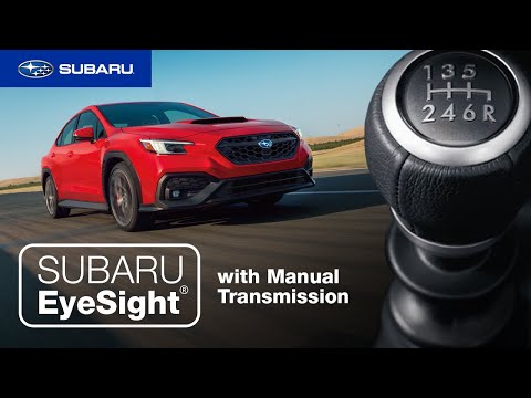 Subaru EyeSight with Manual Transmission