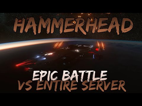 Star Citizen - Epic Battle HammerHead vs Carrack, Gemini, Caterpillar, Vanguard, Defender | 4k60'