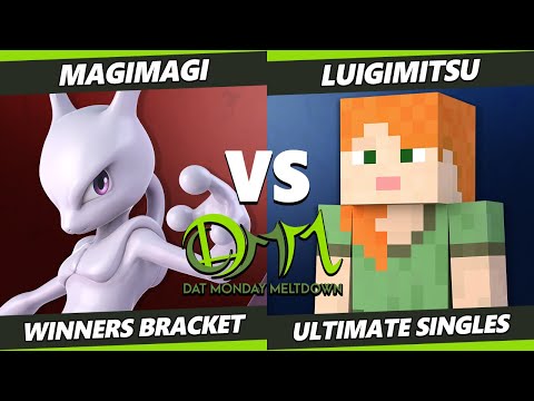 DAT Monday Meltdown 222 - MagiMagi (Mewtwo) Vs. Luigimitsu (Steve) SSBU Ultimate Tournament