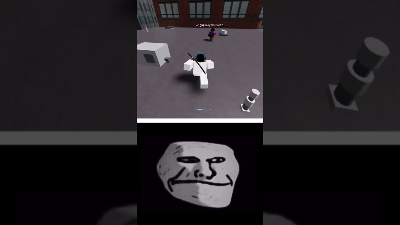 Troll Face Meme (Roblox) Insane Moment 🔥 #shorts