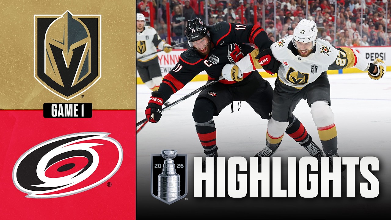 Golden Knights vs. Hurricanes | NHL Playoff Highlights | Game 1 | June 2, 2026