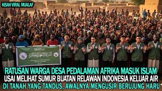 Download lagu Hundreds of Africans Convert to Islam After Seeing the Abundance of Water from a Well Donated by ... mp3