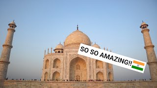 I MADE IT! THE TAJ MAHAL IS SO AMAZING! | Taj Mahal Vlog!