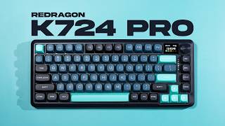 Budget Keyboard w/ Screen & Knob - Redragon Behemoth K724 Pro Review + Sound Test