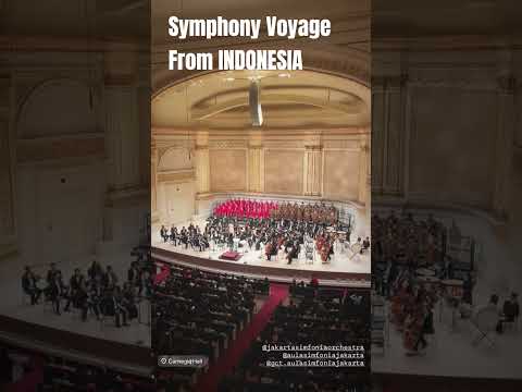 RAYUAN PULAU KELAPA mengalun di Carnegie Hall, New York, USA #2025GCT; #orchestra
