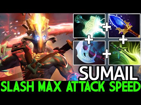 SUMAIL [Juggernaut] Slash Max Attack Speed Destroy Pub Game Dota 2