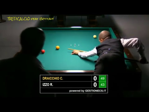 DRAICCHIO vs IZZO - Campionato Italiano Biliardo 3^Categoria 2016 NOVA GORICA