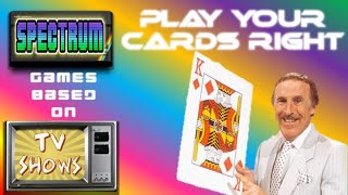 Play Your Cards Right 🃏 | 🕹Spectrum Games Based On TV Shows 📺 9️⃣2️⃣