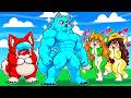 Entrené para Volverme el LOBO MÁS FUERTE y Ligar en Roblox!