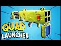 QUAD LAUNCHER Review! - Fortnite 4.2 Update (Quad Launcher Gameplay)