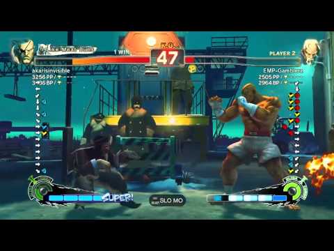 SSF4 AE 2012: akarisinvisible (Sagat) vs EMP-Gamblerz (Gen)