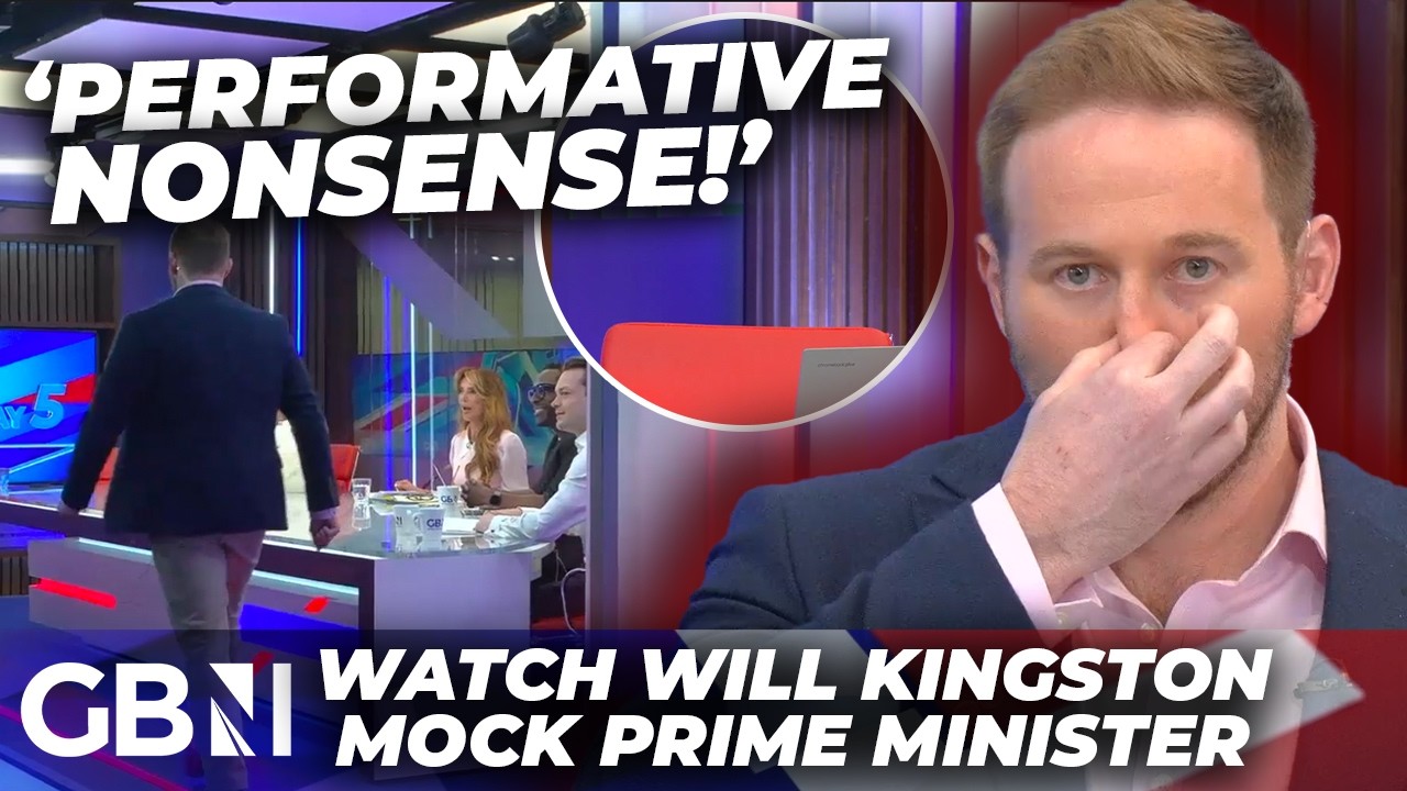 WATCH: Keir Starmer HILARIOUSLY mocked by Will Kingston who transforms into PM by showing up late...