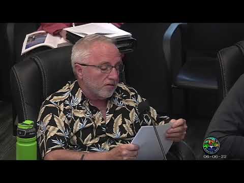 City of Waterloo City Council Meeting Regular Session  - June 6, 2022