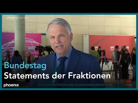 Video Thumbnail: Bundestag: Pressekonferenzen der Fraktionen