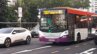 SBS5099J(SEDEP) On Service 851 At Yishun Avenue 2