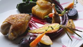 Patridge, Pears and Root Vegetables