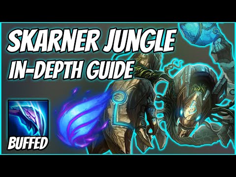 GUIDE ON HOW TO PLAY SKARNER JUNGLE IN SEASON 10 - THESE BUFFS ARE SO STRONG - League of Legends