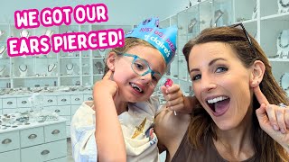 Layla Gets Her Ears Pierced! Did She Cry??