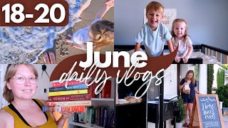 JUNE 18-20 VLOG | little free library refill, packing & driving to the beach, bake day, Remy + more