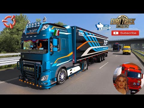 Euro Truck Simulator 2 (1.35) DAF Euro 6 Tuning Pack v1.0 Schwarzmuller Trailer + DLC's & Mods