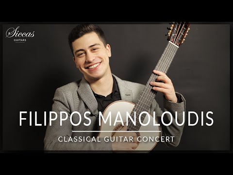 Filippos Manoloudis - Online Guitar Concert  | ANTWERPEN GUITAR FESTIVAL WINNER 🏆 | Siccas Guitars