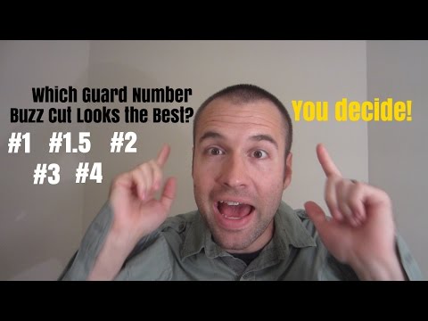 Receding Hairline: Which Guard Buzz Cut Looks the Best? You Decide!