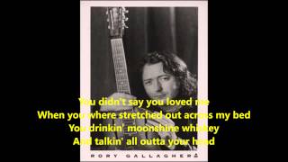 Rory Gallagher-Pistol Slapper Blues live (Lyrics On Screen)