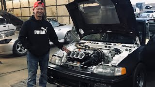 Phong’s All Motor Crx project hits the Dyno! (Headphone users turn it down he isn’t messing around)