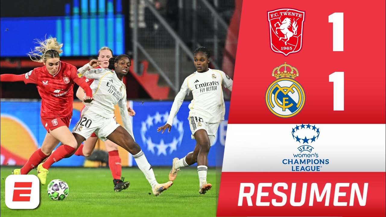 EMPATE AGÓNICO del REAL MADRID vs TWENTE para seguir con vida en EUROPA | Champions League Femenina