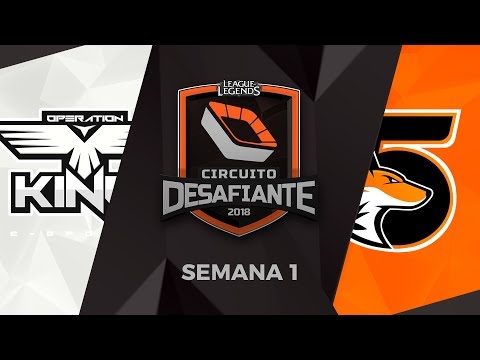 Operation Kino vs 5Fox - Jogo 1 - Circuito Desafiante 2018: Primeira Etapa